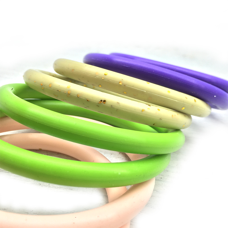 Toy use colorful Silicone o ring