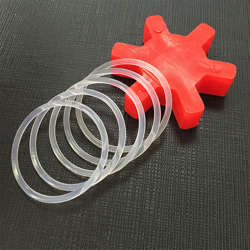 Clear transparent silicone o ring seal